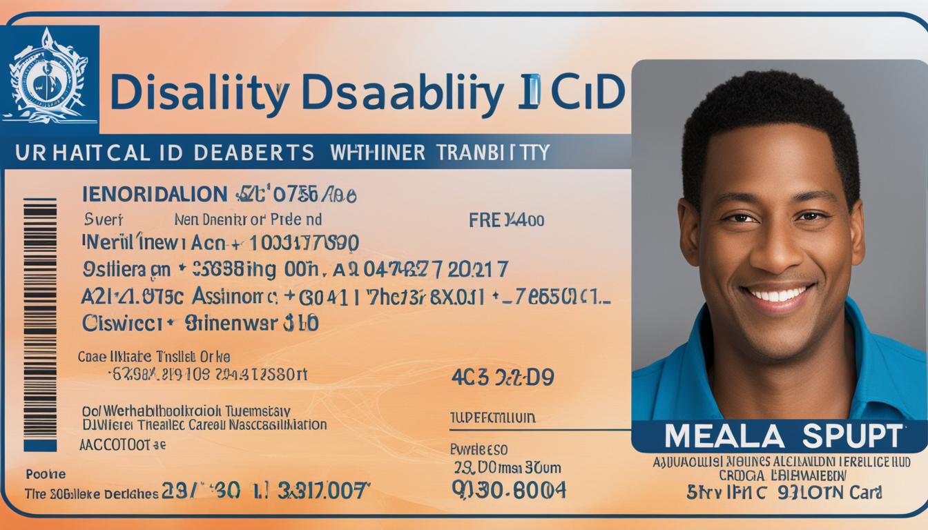 disability id card	
